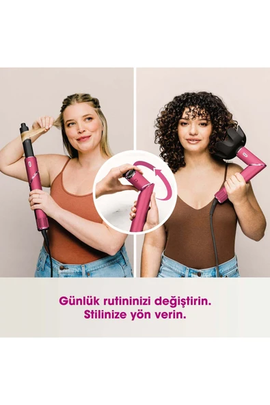 Shark FlexStyle 5-in-1 Saç Kurutma & Şekillendime Sistemi - Malibu Pink - 7