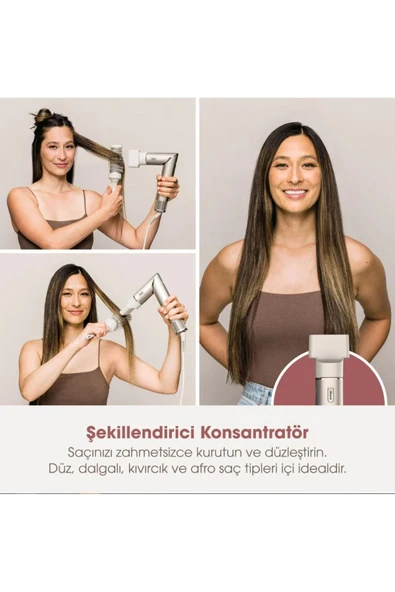 Shark Flexstyle 5-in-1 Air Saç Kurutma Ve Şekillendirme Sistemi+saklama Kutusu - Gri-bej - 3