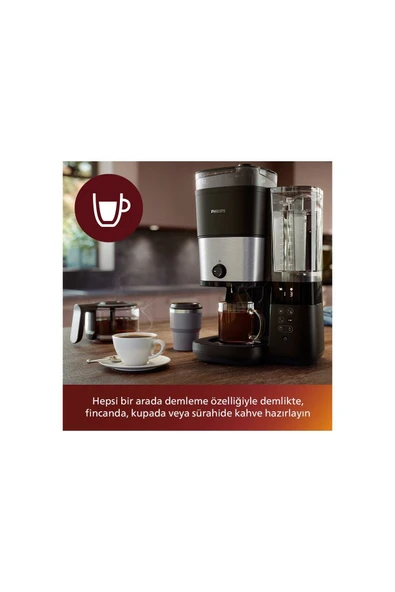 Philips H All-In-1 Brew Öğütücülü Filtre Kahve Makinesi