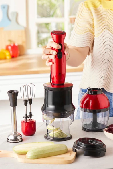 Karaca Pro Spiral Mutfak Robotu Red Gold 1500 W - 2