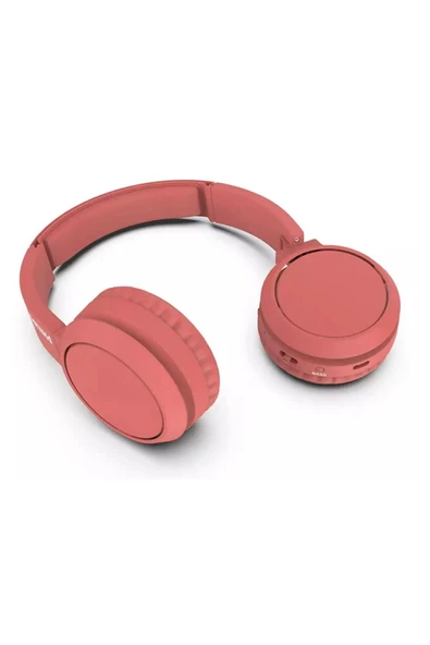 Philips TAH4205 MİKROFONLU BLUETOOTH KULAK ÜSTÜ KULAKLIK - KIRMIZI - 3