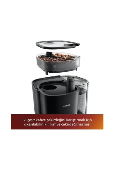 Philips Her fincanda taze kahve aroması. All-In-1 Brew Öğütücülü Filtre Kahve Makinesi - 2