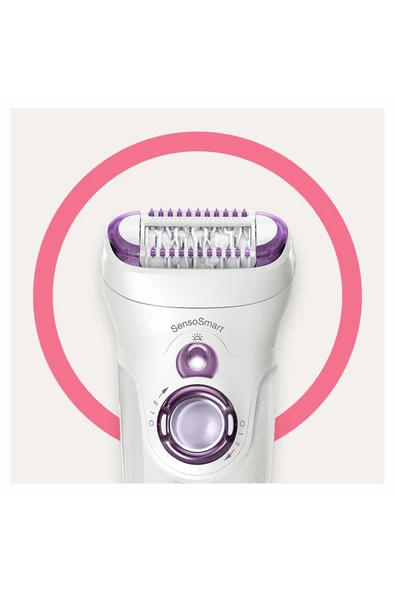 Braun Silk-épil 9 9700 Sensosmart, Kablosuz, Islak&kuru, 3 Ek Parçalı Epilatör - 4