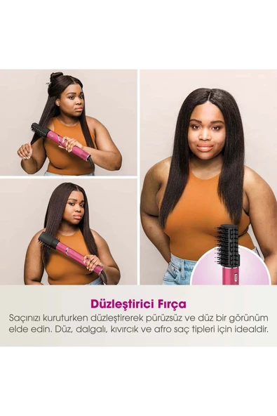Shark FlexStyle 5-in-1 Saç Kurutma & Şekillendime Sistemi - Malibu Pink - 6