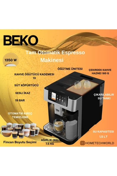 Beko Tam Otomatik Espresso Makinesi