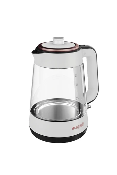 Arçelik Beyaz 1900 W Cam Demlikli Çay Makinesi - 3