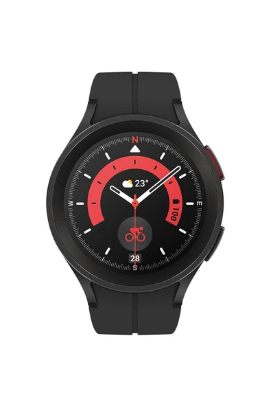 Samsung SM-R920NZKATUR Galaxy Watch5 Pro 45 mm Black Titanium Akıllı Saat