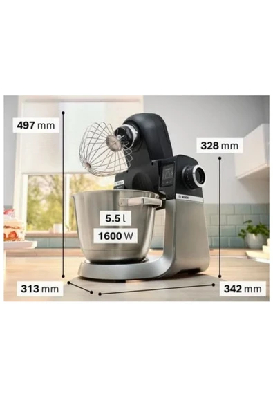 Bosch 1600 W 5.5 LT Mutfak Şefi - 3