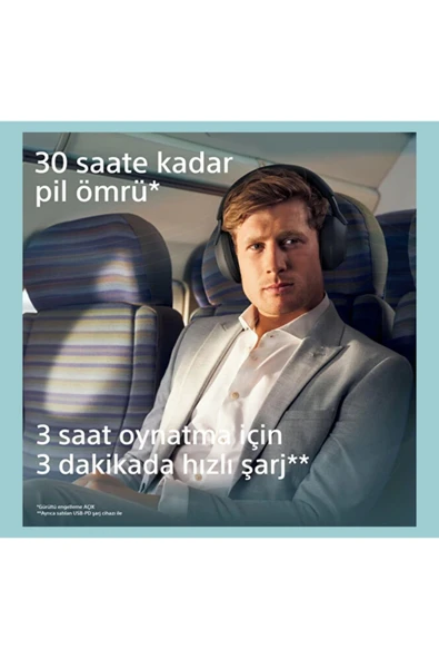 Sony Wh-1000xm4s Gürültü Engelleme Özellikli Kablosuz Bluetooth Kulaklık (SİYAH) - 4