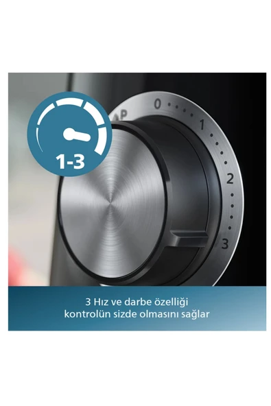 Philips 1200 W motoru ile kadifemsi Smoothie Blender - Problend Plus - 3