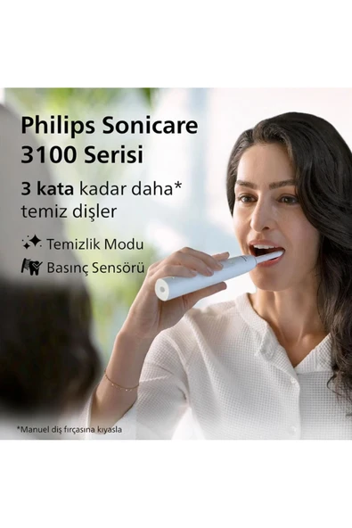 Philips HX3671/13 Sonicare 3100 Serisi Şarj Edilebilir Diş Fırçası - 5