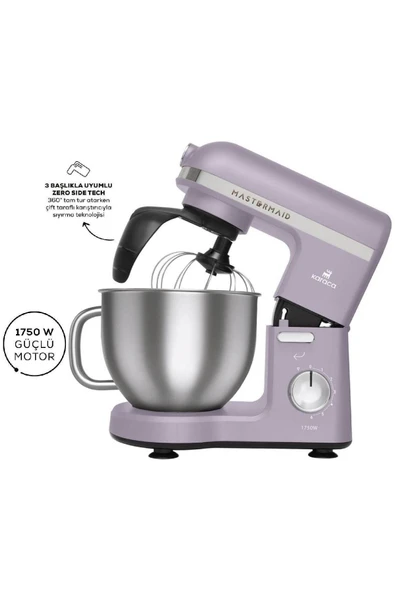 Karaca Mastermaid Chef Pro Çift Kollu Stand Mikser Cosmic Lilac 1750 W