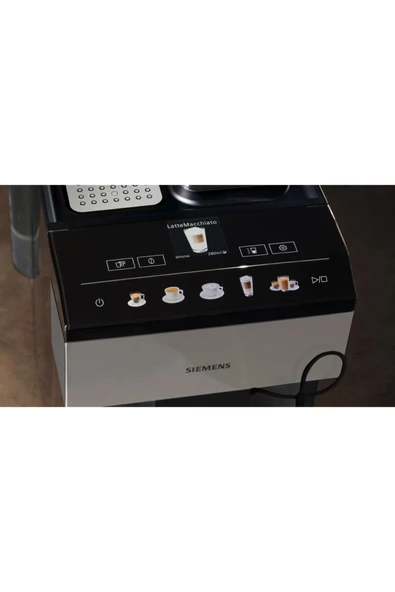 Siemens Tam Otomatik Kahve Makinesi EQ500 classic Paslanmaz çelik, Siyah, Çıkarılabilir su tank - 2