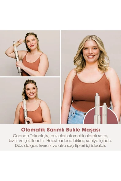 Shark Flexstyle 5-in-1 Air Saç Kurutma Ve Şekillendirme Sistemi+saklama Kutusu - Gri-bej - 2