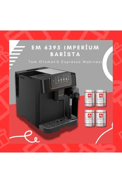 Arçelik EM 6395 Imperium Barista® Tam Otomatik Espresso Makinesi ve 4 ADET ILLY KAHVE HEDİYELİ - 2