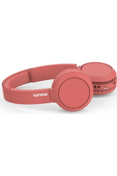Philips Tah4205rd Kablosuz Kulak Üstü Kulaklık (mikrofonlu) Kırmızı - 29 Saat - 4