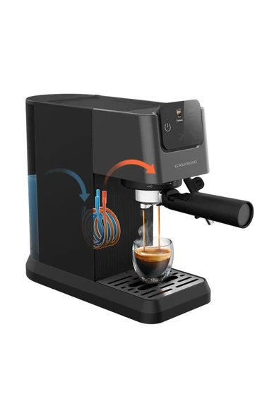 Grundig En Hızlı , Delisia Coffee KSM 4330 Süt Köpürtücülü Manuel Espresso Makinesi , 220 - 240 V - 4