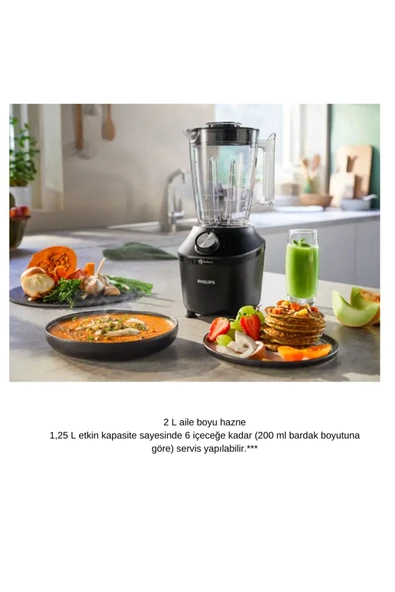 Philips 45 Saniyede Benzersiz Karışımlar Sunan Problend 600 W Blender - 5