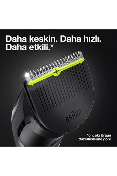 Braun MGK 3342 Erkek Bakım Kiti 7'si 1 Arada Şekillendirici + Gillette Hediye - 4