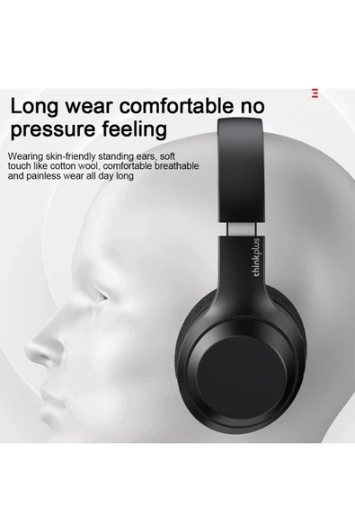 LENOVO Original Lenovo TH10 Wireless Bluetooth Headset Over-ear Hood Headphones Esports Gaming Sports Hi... - 3