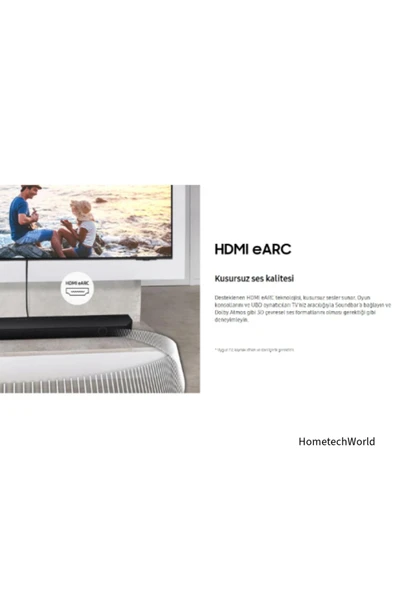 Samsung 2024 yılı Gerçek 5.1.2 Kanallı ses Q-Symphony Soundbar - 6