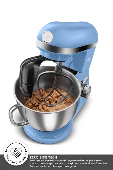 Karaca Mastermaid Chef Pro Çift Kollu Stand Mikser Royal Blue 1750 W - 5