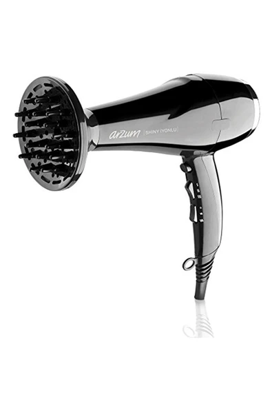 Arzum Marka: Ar5007 Shiny Iyonlu Saç Kurutma Makinesi, Siyah Kategori: Saç Kurutma Makinesi - 2