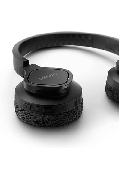 Philips TAA4216BK/00 Kulak üstü spor kulaklık kablosuz, 40 mm sürücü, 35 saat çalma süresi - 6