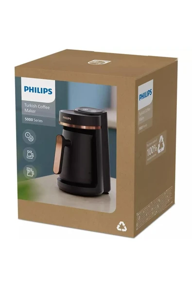 Philips HDA150 PHILIPS 5000 SERIES SİYAH BAKIR TÜRK KAHVESİ MAKİNESİ - 7