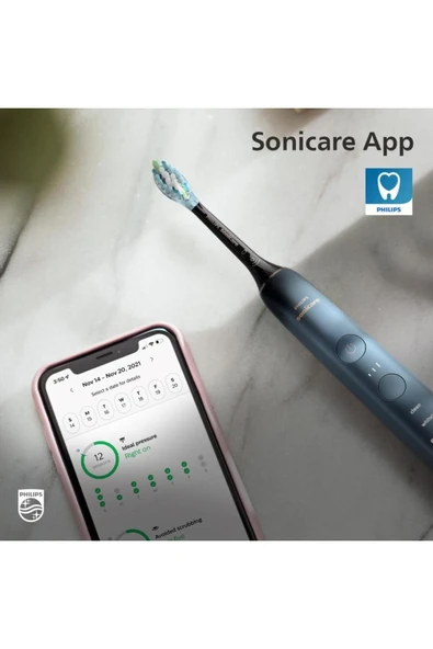 Philips Sonicare Hx9911/88 - Diamond Clean - Sonic Şarjlı Diş Fırçası - Listerine Cool Mint 250ml Hediyeli - 8