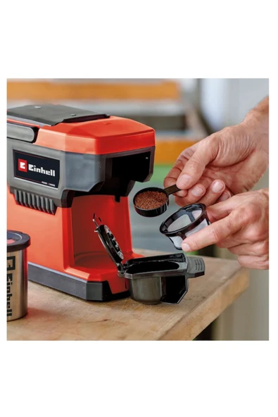 Einhell Solo Kablosuz Filtre Kahve Makinesi Ve Kahve Dolum Makinesi Ikisi Bir Arada( Aküsü Bizden Hediye) - 2