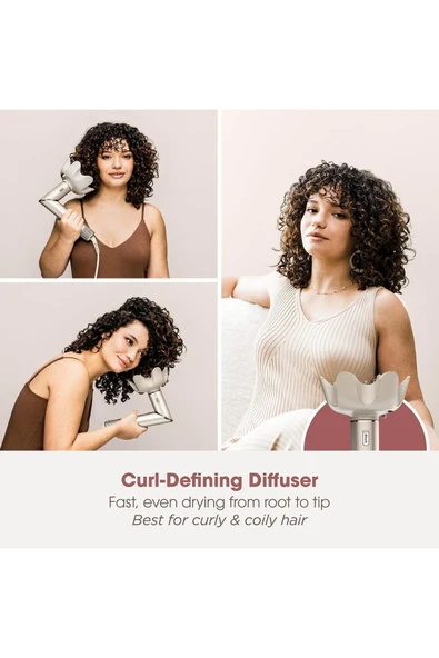 Shark FlexStyle 5-in-1 Air Styler & Hair Dryer with Storage Case - Stone HD440SLME - 8