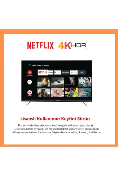 BOTECH'S 4 çekirdekli işlemci Yüksek çözünürlük 4K Android TV Box - 4