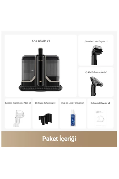 Dreame N10 Taşınabilir  Uyumlu Halı Yıkama Makinesi Siyah - 2