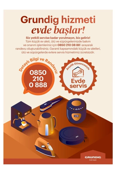 Grundig SIS 9180 Buhar Kazanlı Ütü - 5