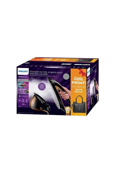 Philips Perfectcare Elite Plus Gc9682/80 Buhar Kazanlı Ütü-divarese Çanta Hediye