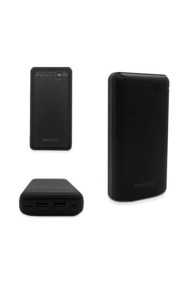 Philips 20.000 Mah Powerbank Siyah (2 Çıkış) Dlp1720cb - 3