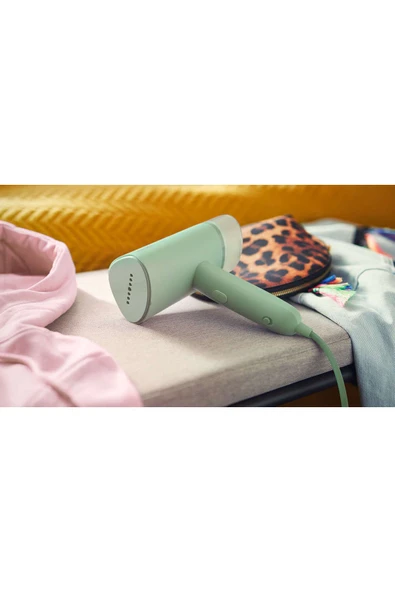 Philips 1000watt Buharlı Düzleştirici Su Yeşili Ütü - 7