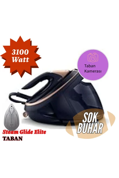 Philips Kameralı Ütü Kumaşı Tanıyan Otomatik Kapanan Ultra Güçlü 3100w Hometechworld Ütü Masası Hediye