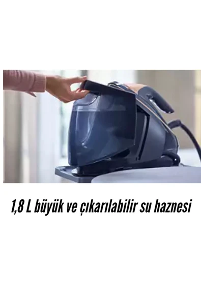 Philips Kameralı Ütü Kumaşı Tanıyan Otomatik Kapanan Ultra Güçlü 3100w Hometechworld Ütü Masası Hediye - 5