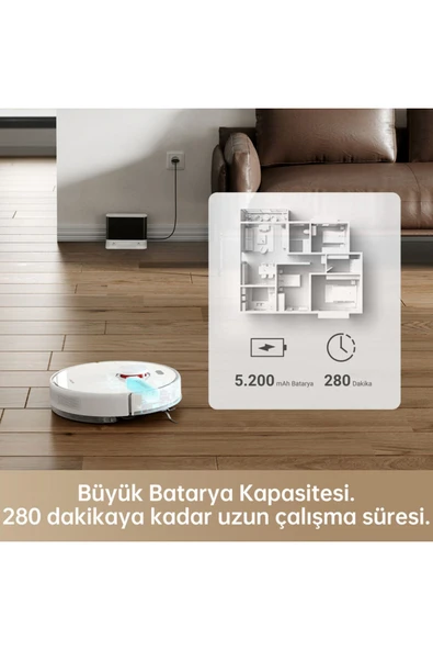 Dreame D10s Robot Süpürge Beyaz - 4