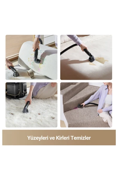 Dreame N10 Taşınabilir  Uyumlu Halı Yıkama Makinesi Siyah - 4