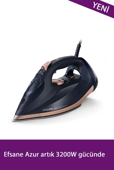 Philips Dst7510/80 Azur Buharlı Ütü 7500 Serisi Efsane Gc4909/60 Yenilendi, Şimdi 3200w - 2