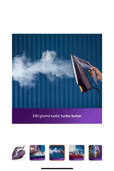 Philips Azur 8000 Serisi Buharlı Ütü Dst8021/30 - 2