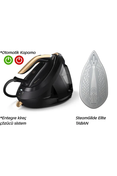 Philips Philips Ultra güçlü Buhar Kazanlı Ütü Siyah 2700w+ütü masası Hediye - 2
