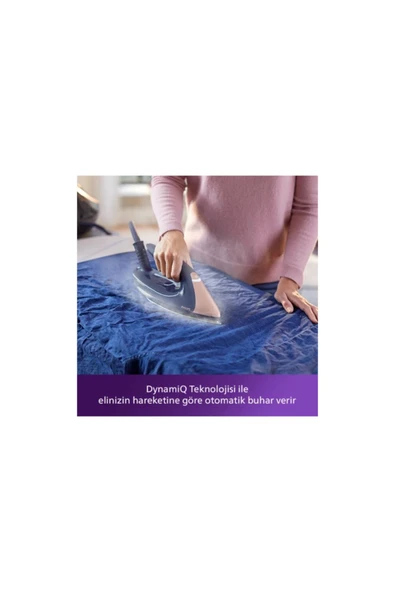 Philips Perfectcare Yapay Zekası Ve Taban Kamerasıyla Dünyadaki Tek Ütü , 3100w, Lacivert-gold - 8