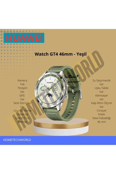 Huawei Watch GT 4 Green (Yeşil) Akıllı Saat