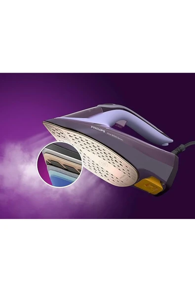 Philips Buharlı Ütü Azur 8000 Serisi, 3000W, SteamGlide, Yanık Yok, Otomatik Kapanma - 2