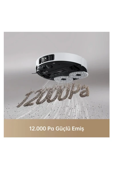 Dreame 12000Pa emiş gücüyle Ultra Robot Süpürge Beyaz-(X40 Ultra) - 2