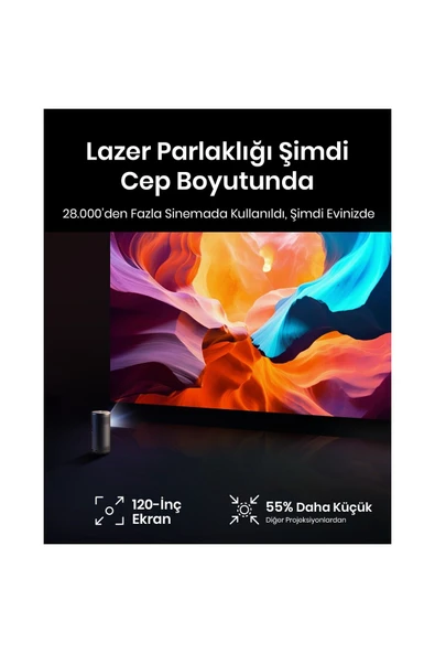 Nebula Capsule 3 Laser 1080p Mini Hd Projeksiyon Cihazı - 4
